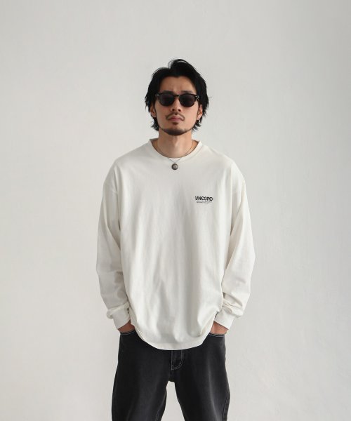 ZIP FIVE(ジップファイブ)/LOOSE L/S T－SHIRT/ホワイト系1