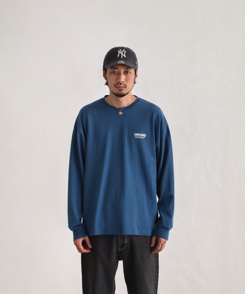 ZIP FIVE(ジップファイブ)/LOOSE L/S T－SHIRT/ブルー系1