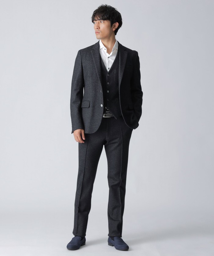 セットアップ】ツイルジャージージャケット(504871216)｜HANKYU MEN'S