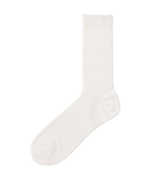 B'2nd(ビーセカンド)/MARCOMONDE（マルコモンド）basic ribbed socks/ホワイト
