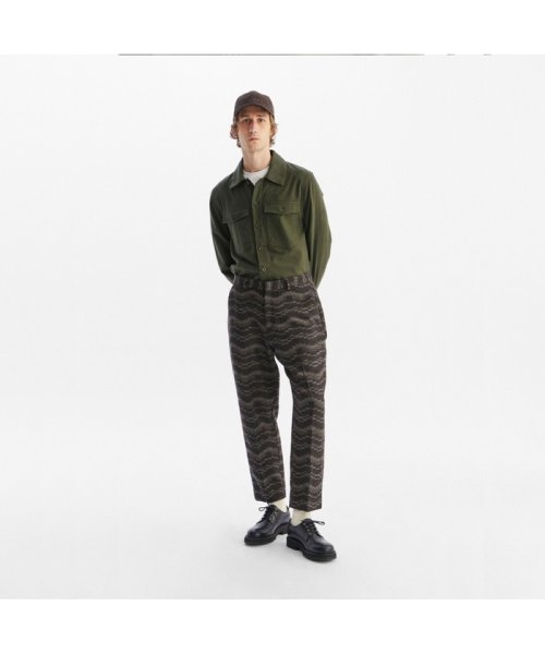 7 8分丈ジャガードパンツ エーグル メンズ ａｉｇｌｅ Men Magaseek