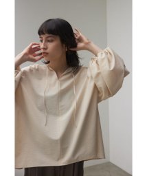 BLACK BY MOUSSY(ブラックバイマウジー)/skipper blouse/O/WHT1