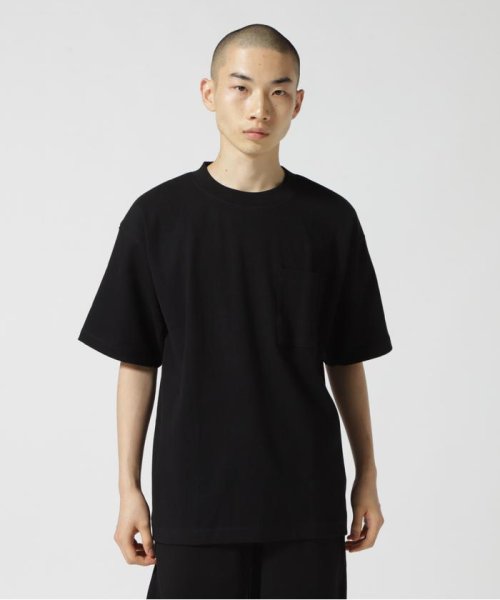 AVIREX(AVIREX)/《DAILY》リブ ルーズフィット 半袖 Tシャツ / S/S RIB LOOSE FIT T－SHIRT/ブラック