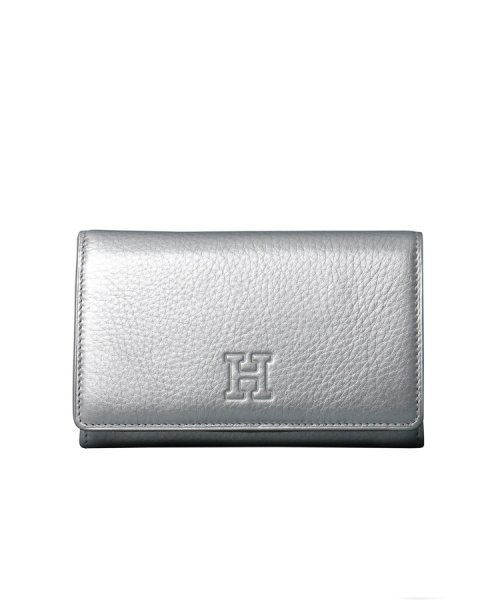HIROFU(HIROFU)/【センプレ】二つ折り財布 レザー ウォレット 本革/アルミニウム（106）