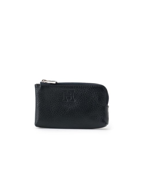 【アクセサリー】ポーチ（キーリング付き） レザー コンパクト カードケース キーケース 本革 キーリング付き