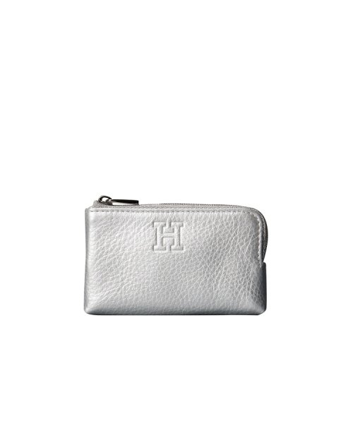 【アクセサリー】ポーチ（キーリング付き） レザー コンパクト カードケース キーケース 本革 キーリング付き