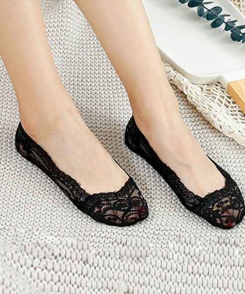 セール レースフットカバー レディース パンプス靴下 総レース パンプスカバー インナーソックス カバーソックス 靴下 アミュレット Amulet Magaseek