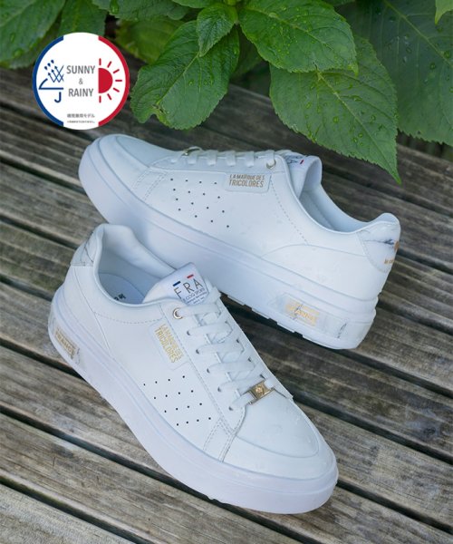 le coq sportif (ルコックスポルティフ)/LA セーヴル PF / LA SEVRES PF (防水設計/厚底)/ホワイト