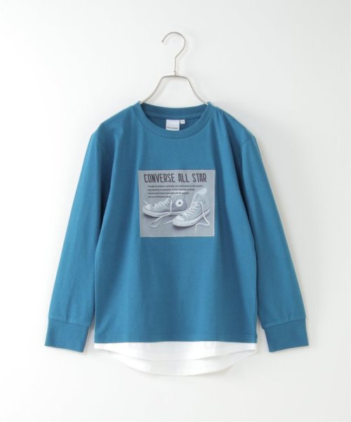 ikka kids(イッカ　キッズ)/【キッズ】CONVERSE コンバース 裾レイヤーTシャツ（130〜160cm）/その他