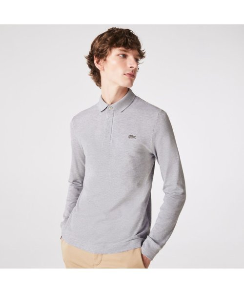 比翼フロントロングスリーブポロシャツ ラコステ メンズ Lacoste Mens Magaseek
