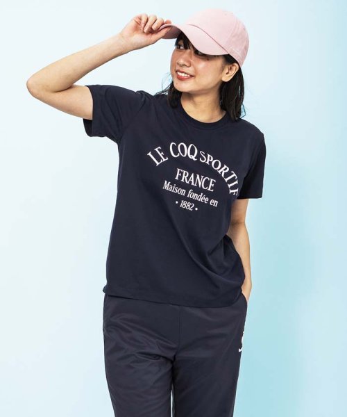 le coq sportif (ルコックスポルティフ)/ショートスリーブシャツ【アウトレット】/ネイビー