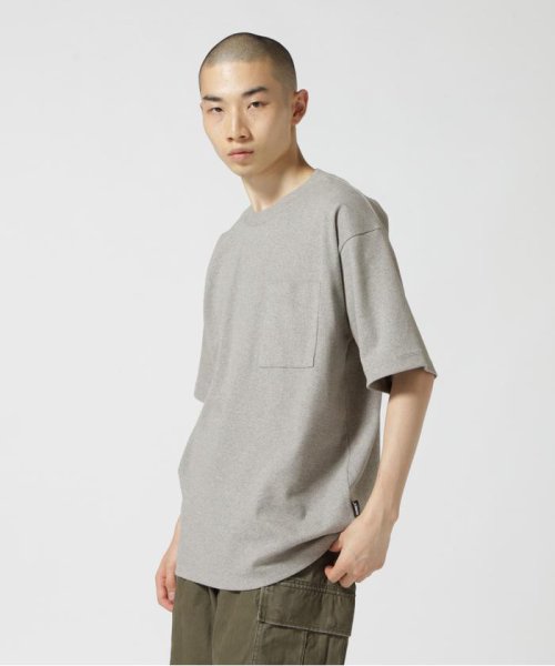 AVIREX(AVIREX)/《DAILY》リブ ルーズフィット 半袖 Tシャツ / S/S RIB LOOSE FIT T－SHIRT/グレー