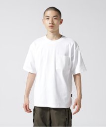 AVIREX(AVIREX)/《DAILY》リブ ルーズフィット 半袖 Tシャツ / S/S RIB LOOSE FIT T－SHIRT/ホワイト