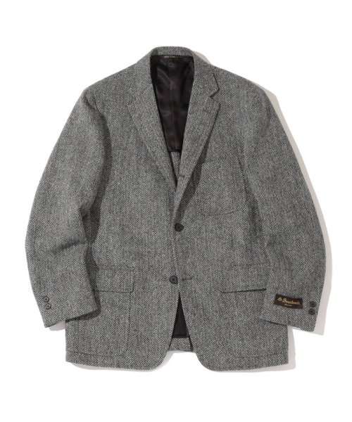 SHIPS MEN(シップス　メン)/Southwick: CAMBRIDGE HarrisTweed 3B ジャケット/チャコールグレー