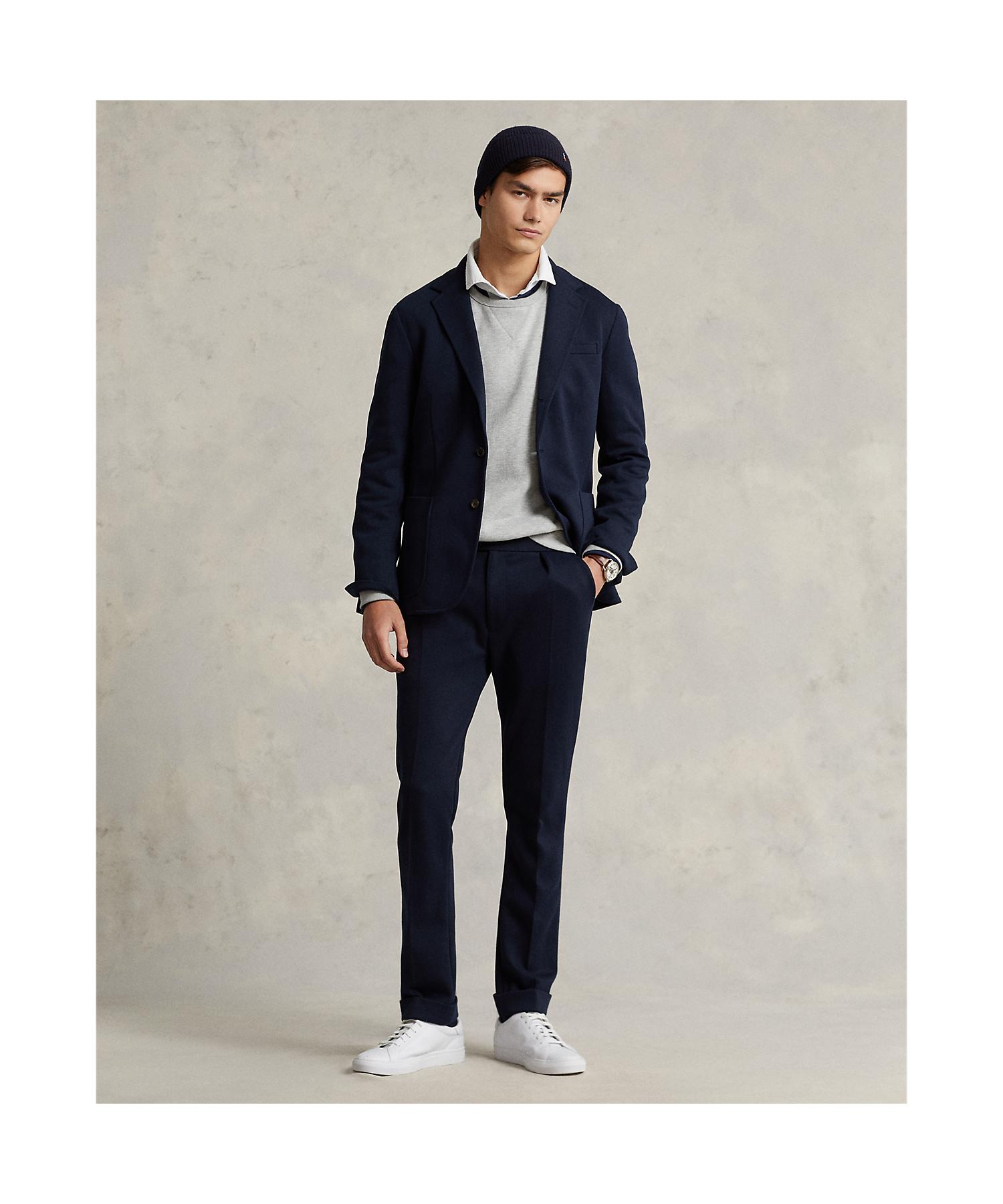 セットアップ対応商品 Polo ソフト ダブルニット スーツ ジャケット Hankyu Men S 阪急メンズ