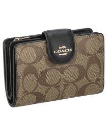 COACH/コーチ C0082 二つ折り財布 MEDIUM CORNER ZIP WALLET 小銭入れ付 シグネチャー レディース/504867827