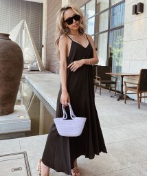esutoreja(エストレジャ)/Flare design long dress/ブラック