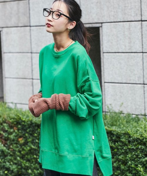 Web限定 大人も着たい抜け感スウェット オーバーサイズカラースウェット コーエン Coen Magaseek