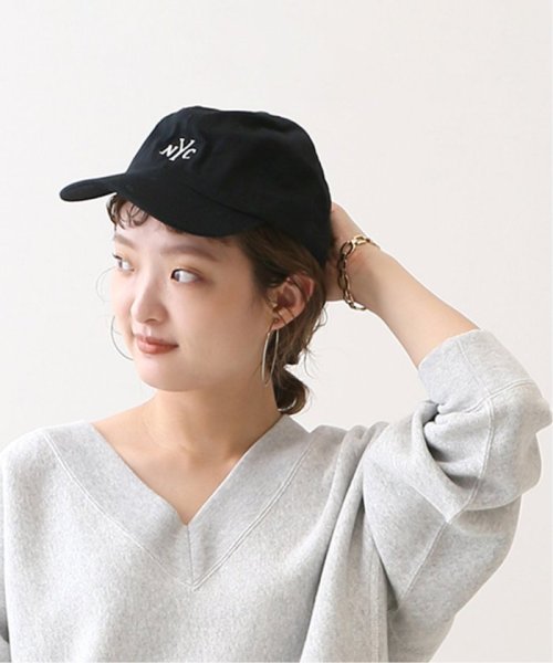 SLOBE IENA(スローブ　イエナ)/【COOPERSTOWN BALL CAP】 WASHED SOLID キャップ/ブラック
