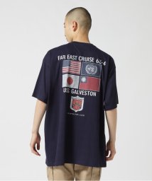 AVIREX(AVIREX)/トップガン シーチング プリント Tシャツ / S/S TOP GUN SHEETING PRINT T－SHIRT/ネイビー