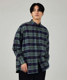 ABAHOUSE(ABAHOUSE)/【Individualized shirts / インディビジュアライズドシャツ/ネイビー