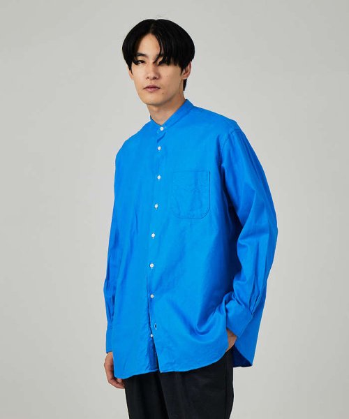 ABAHOUSE(ABAHOUSE)/【Individualized shirts / インディビジュアライズドシャツ/ブルー