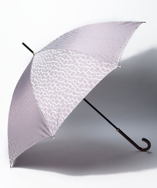 LANVIN Collection(umbrella)(ランバンコレクション（傘）)/LANVIN COLLECTION（ランバンコレクション） 傘【ロゴジャガード】/グレー