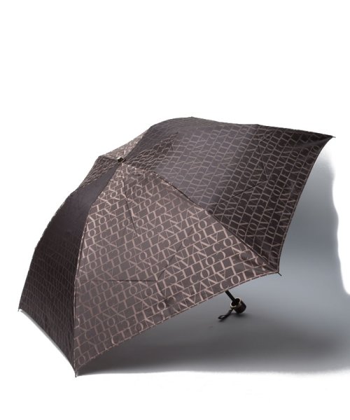 LANVIN Collection(umbrella)(ランバンコレクション（傘）)/LANVIN COLLECTION（ランバンコレクション） 折りたたみ傘【ロゴジャガード】/ブラック
