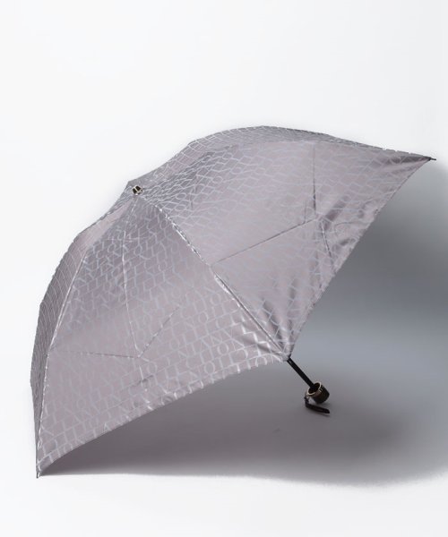 LANVIN Collection(umbrella)(ランバンコレクション（傘）)/LANVIN COLLECTION（ランバンコレクション） 折りたたみ傘【ロゴジャガード】/グレー