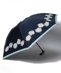 LANVIN en Bleu(umbrella)(ランバンオンブルー（傘）)/折りたたみ傘　サテンフラワー/ネイビーブルー