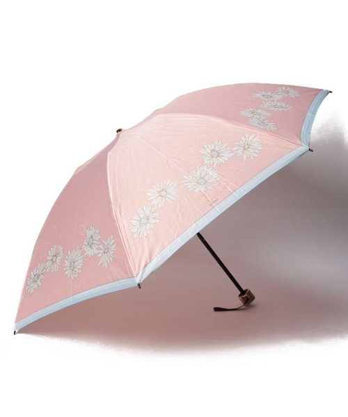 LANVIN en Bleu(umbrella)(ランバンオンブルー（傘）)/折りたたみ傘　サテンフラワー/ピンク