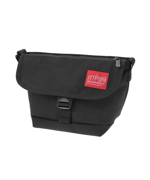 Manhattan Portage(マンハッタンポーテージ)/Nylon Messenger Bag Flap Zipper Pocket/Black