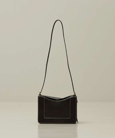 【LEE掲載】Trench/レザーフラップショルダーBAG