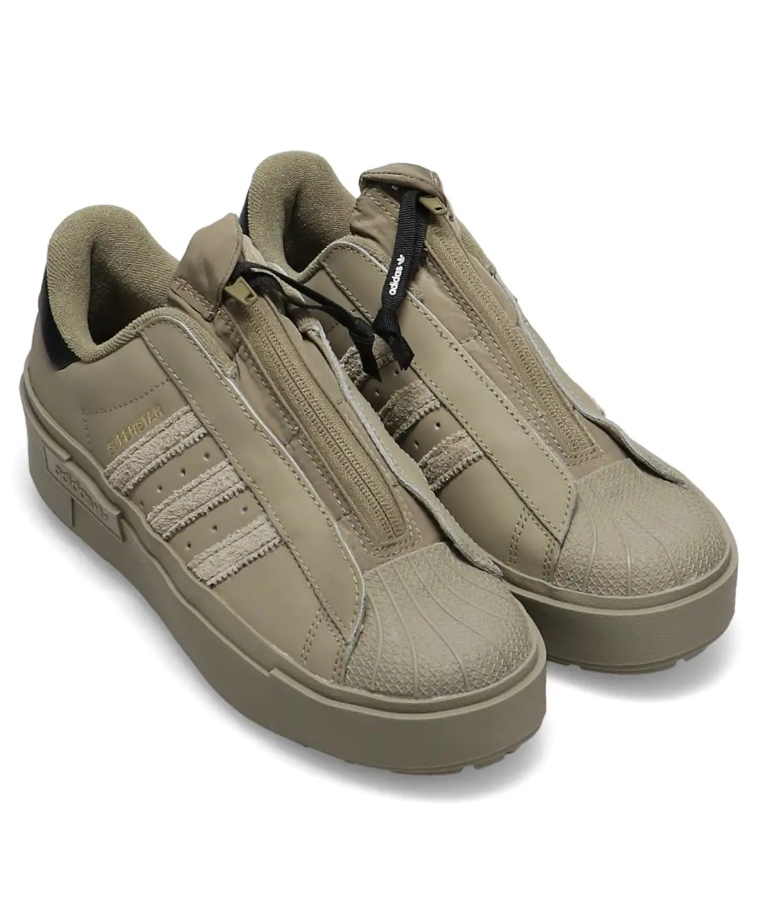 レディーススニーカー アディダス スーパースター グリーン レディース