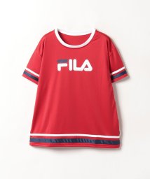 FILA(フィラ)/【セットアップ対応商品】ウィメンズ ロゴＴシャツ<スイム>(220722 )/レッド