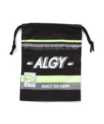 ALGY(アルジー)/ドーナツライン巾着/ブラック