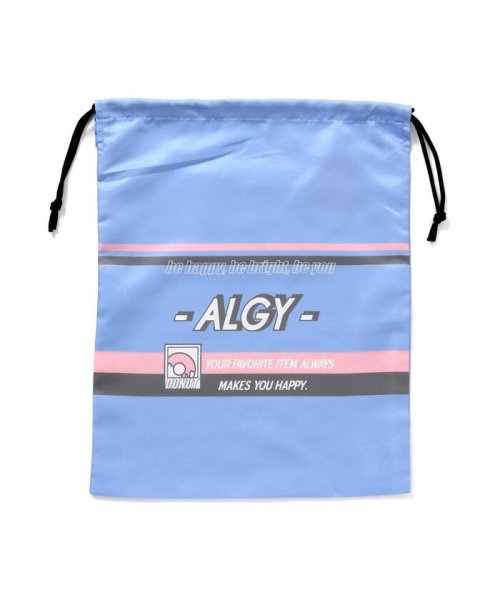 ALGY(アルジー)/ドーナツラインビッグ巾着/サックス