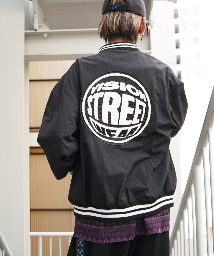 VISION STREET WEAR ビジョンストリートウェア サークルロゴスタジャン