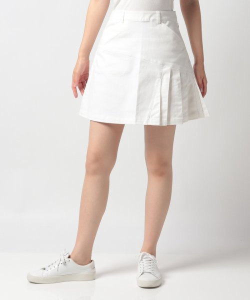 Munsingwear(マンシングウェア)/サテンピーチストレッチスカート【アウトレット】/ホワイト
