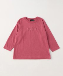 COMME CA ISM KIDS(コムサイズム（キッズ）)/ビッグシルエット　長袖Tシャツ/ピンク