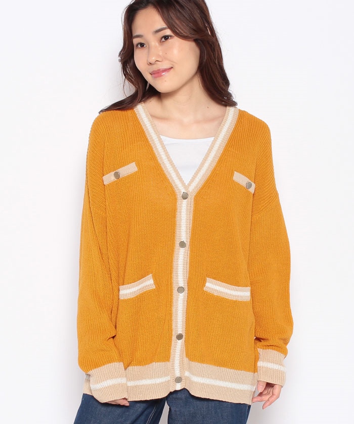 カーディガン(オレンジ・橙色)のファッション通販 - MAGASEEK