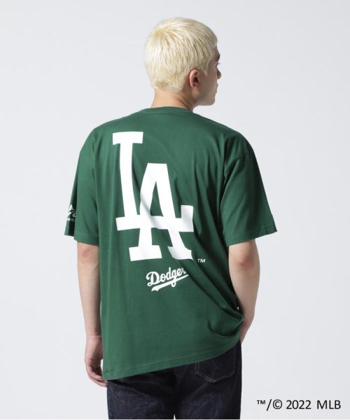 AVIREX(AVIREX)/MLB×AVIREXドジャース Tシャツ/Dodgers T－SHIRT/ダークグリーン
