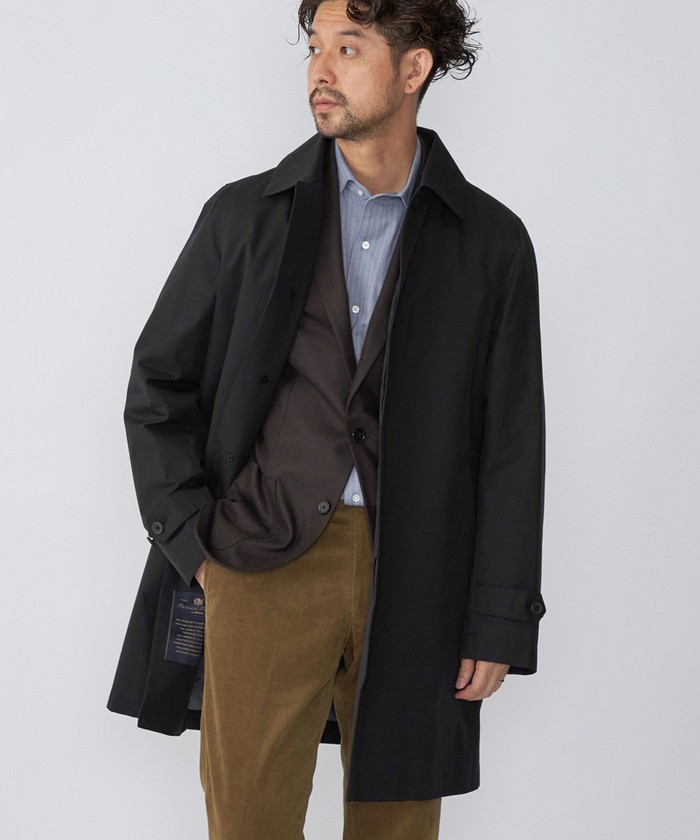 オルメテックス ステンカラーコート ライナー着脱 撥水加工 美品 XL