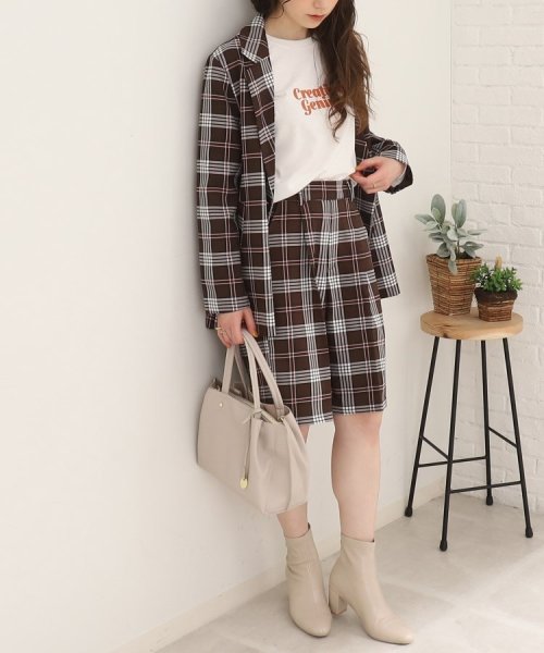 セール セットアップ可能 チェックハーフパンツ シューラルー キューティーブロンド Shoo La Rue Cutie Blonde Magaseek