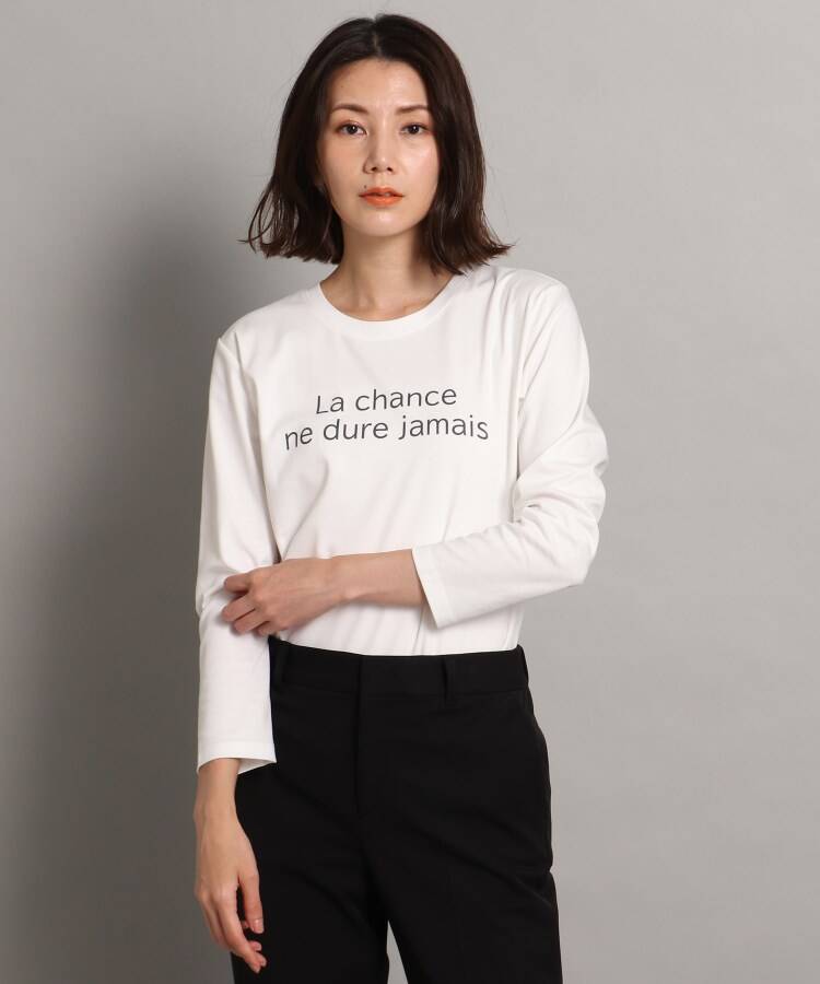 MAGASEEK(マガシーク) COUP DE CHANCE/ロゴプリント長袖Tシャツ/504885246