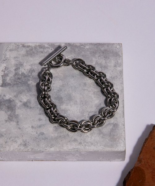 JUNRed(ジュンレッド)/ital. from JUNRed / bean bracelet double/シルバー（93）