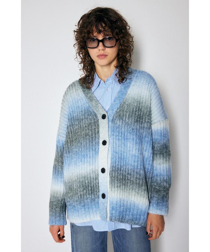 GRADATION KNIT カーディガン(504885688) | マウジー(moussy) - MAGASEEK