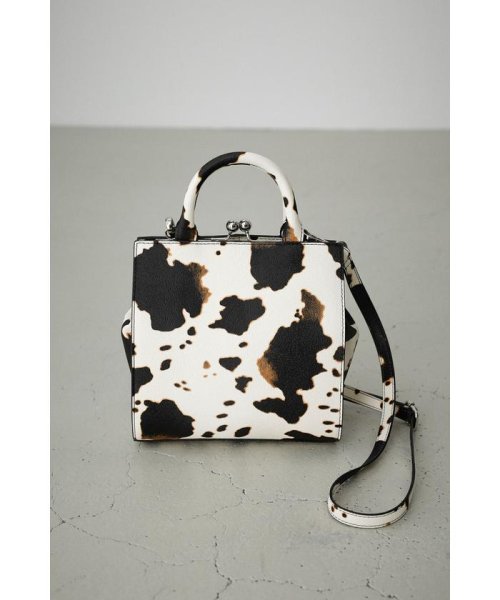 AZUL by moussy(アズールバイマウジー)/METAL FRAME BAG II/柄WHT5