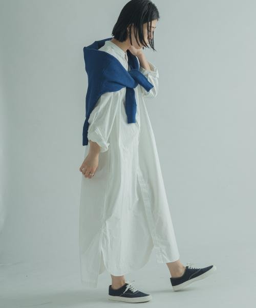 Fork Spoon オックスバンドカラーシャツワンピース アーバンリサーチドアーズ Urban Research Doors Magaseek
