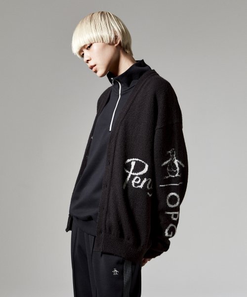 BIG FIT MESSAGE CARDIGAN / ビッグシルエットメッセージカーディガン(504835772) | ペンギン バイ マンシングウェア(Penguin by Munsingwear) - MAGASEEK BIG FIT MESSAGE CARDIGAN / ビッグシルエットメッセージカーディガン(504835772) | ペンギン バイ マンシングウェア(Penguin by Munsingwear) - MAGASEEK
